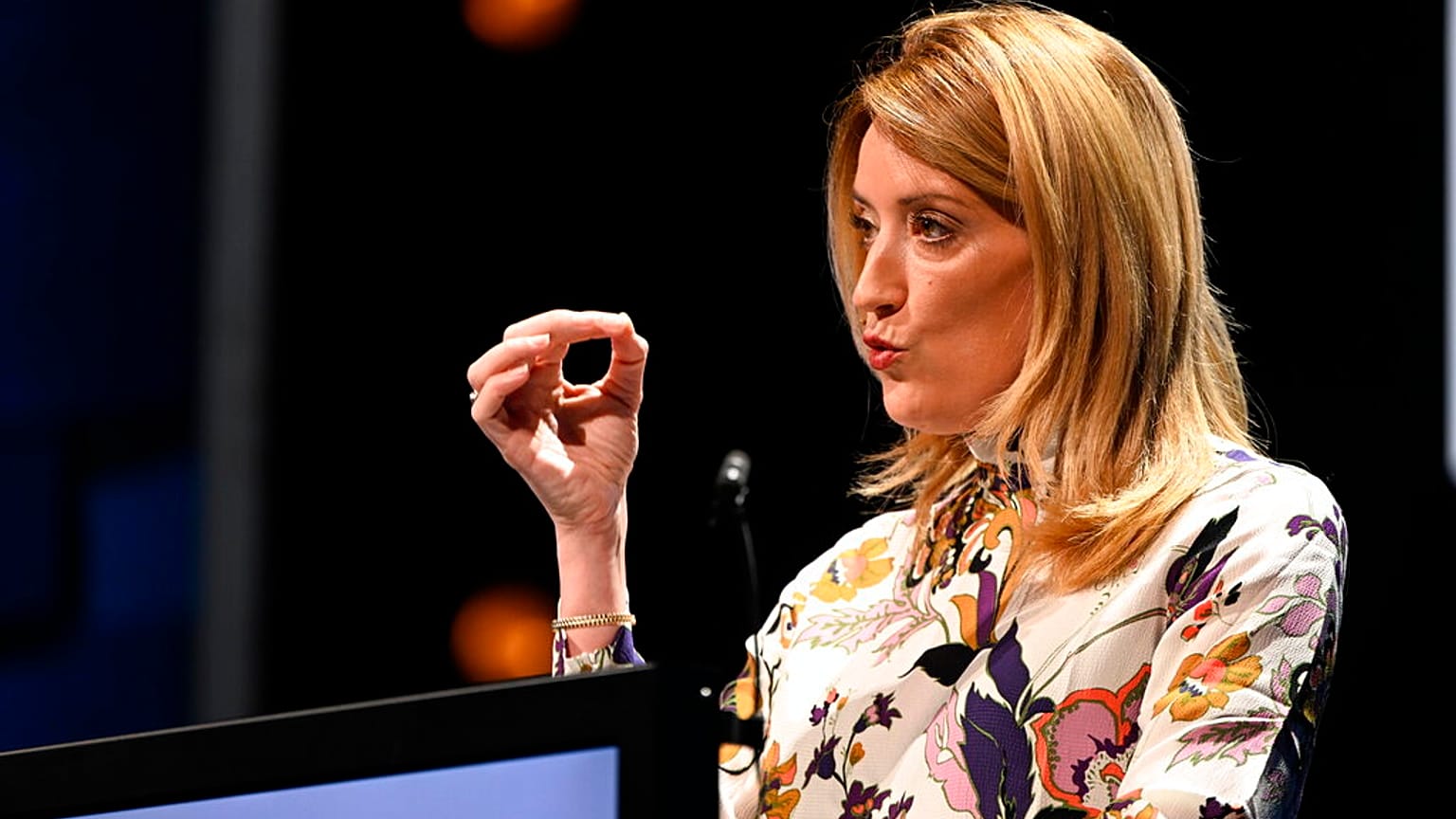 Roberta Metsola in Copenhagen