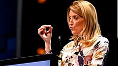 EU-Parlamentspräsidentin Metsola auf Demokratie-Gipfel in Kopenhagen