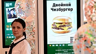 Russische Version eines ehemaligen McDonald's-Restaurants in Moskau