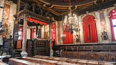 Interiors of the Spanish Schola Synagogue in Venice, 1 June 2022