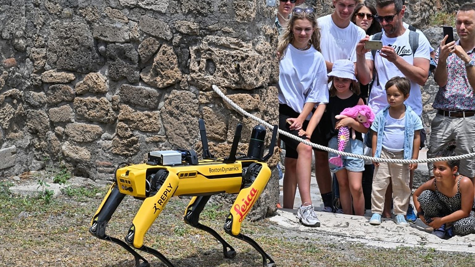 Roboterhund im Einsatz