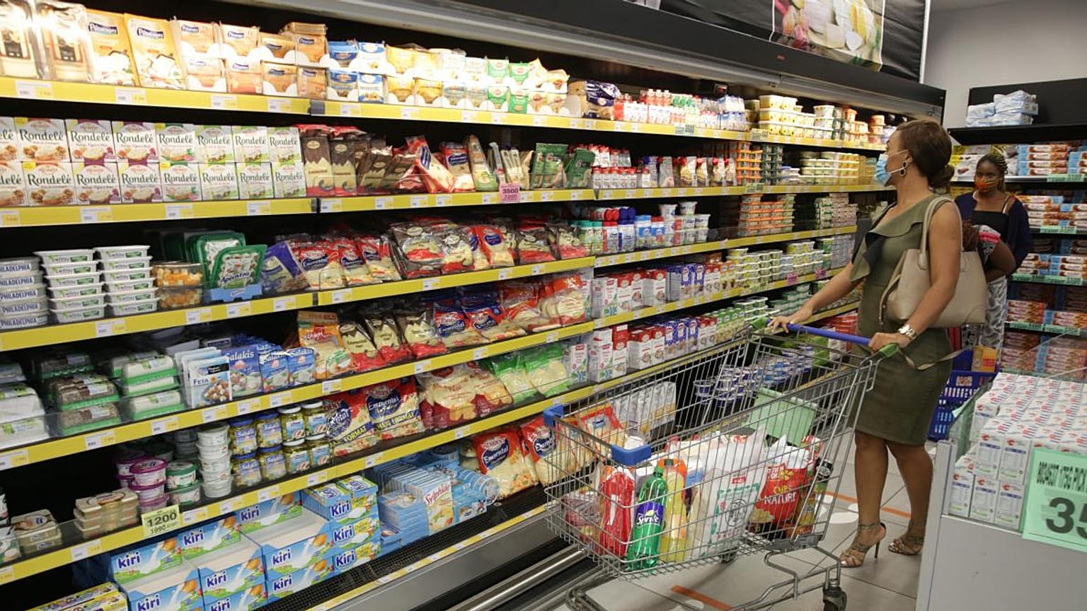 Fransa'da market alış verişi