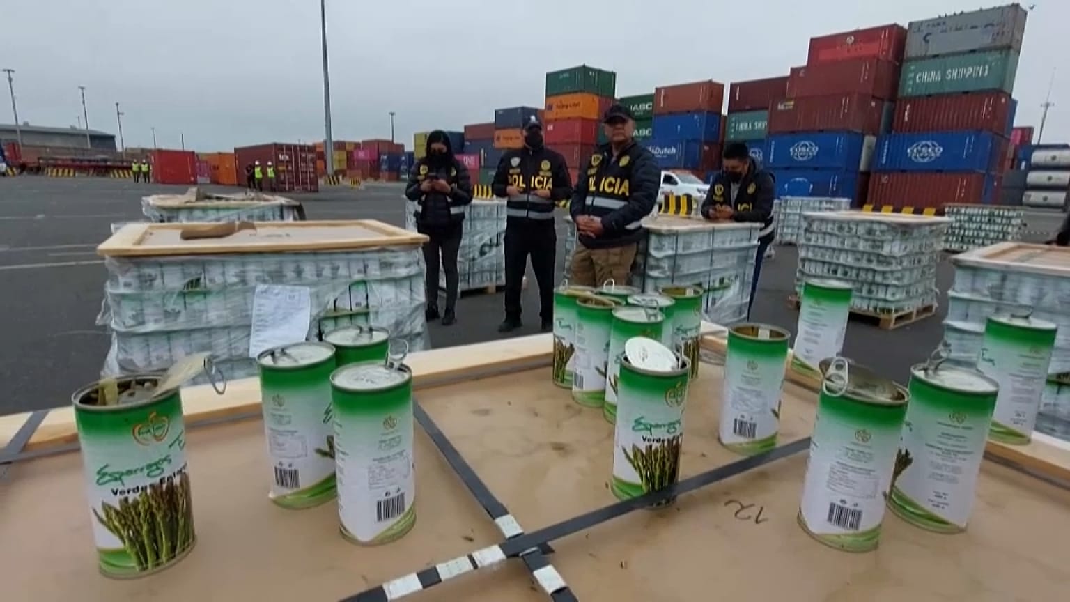 En el operativo fueron detenidos siete peruanos y dos albaneses, los presuntos líderes del cártel. 