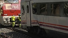 Sur le site de l'accident de train près de Tarragone, le 13/06/2022 - Capture d'écran d'une vidéo TVE via EBU