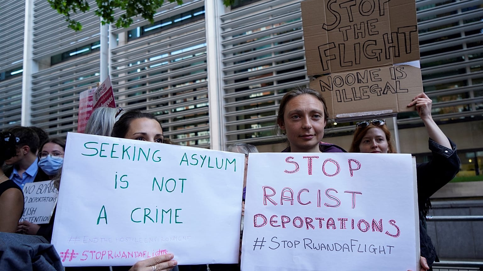 Protesto em Londres