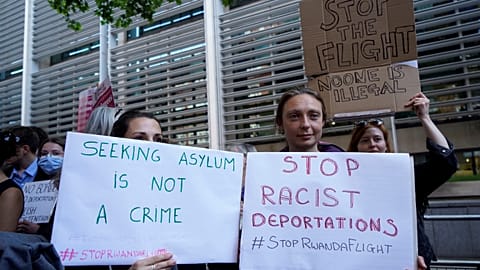 Protesto em Londres