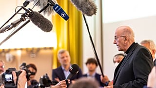 The bishop of Muenster Felix Genn has acknowledged that his apology to victims of abuse “is not enough”.