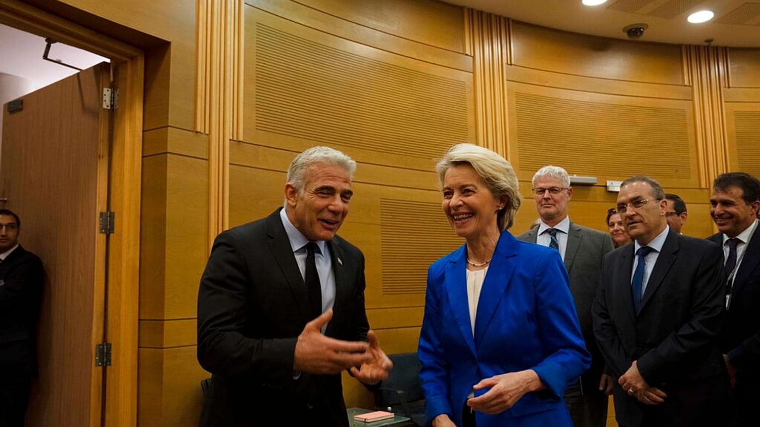 Ursula von der Leyen Izraelben