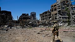 Развалины комбината "Азовсталь", Мариуполь. 13 июня 2022 года. 