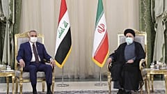 دیدار ابراهیم رئيسی با مصطفی کاظمی 