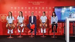 Des joueuses de l'équipe espagnole de football
