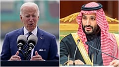 ولي العهد السعودي محمد بن سلمان والرئيس الأمريكي جو بايدن. 
