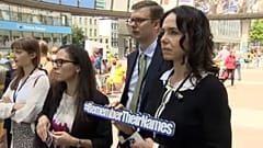Gedenken an die ukrainischen Opfer der sowjetischen Deportationen in den 40er Jahren