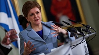 La Première ministre écossaise Nicola Surgeon à Edimbourg (Ecosse, GB), le 14/06/2022