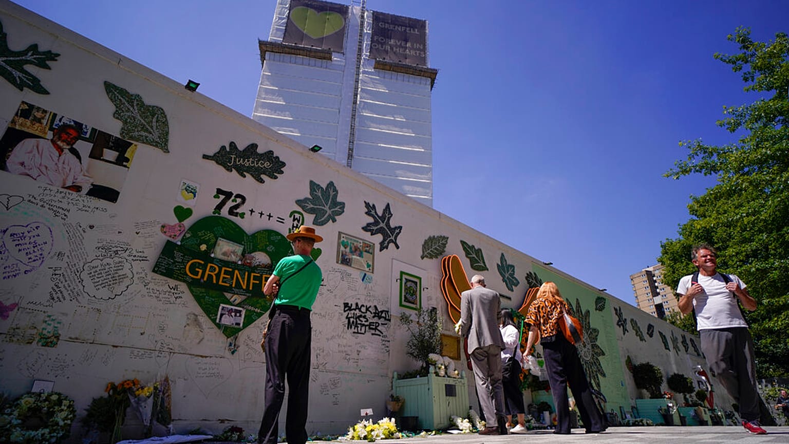 La Tour Grenfell à Londres 