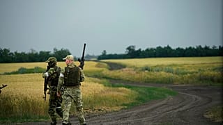 Российские военные в Запорожской области