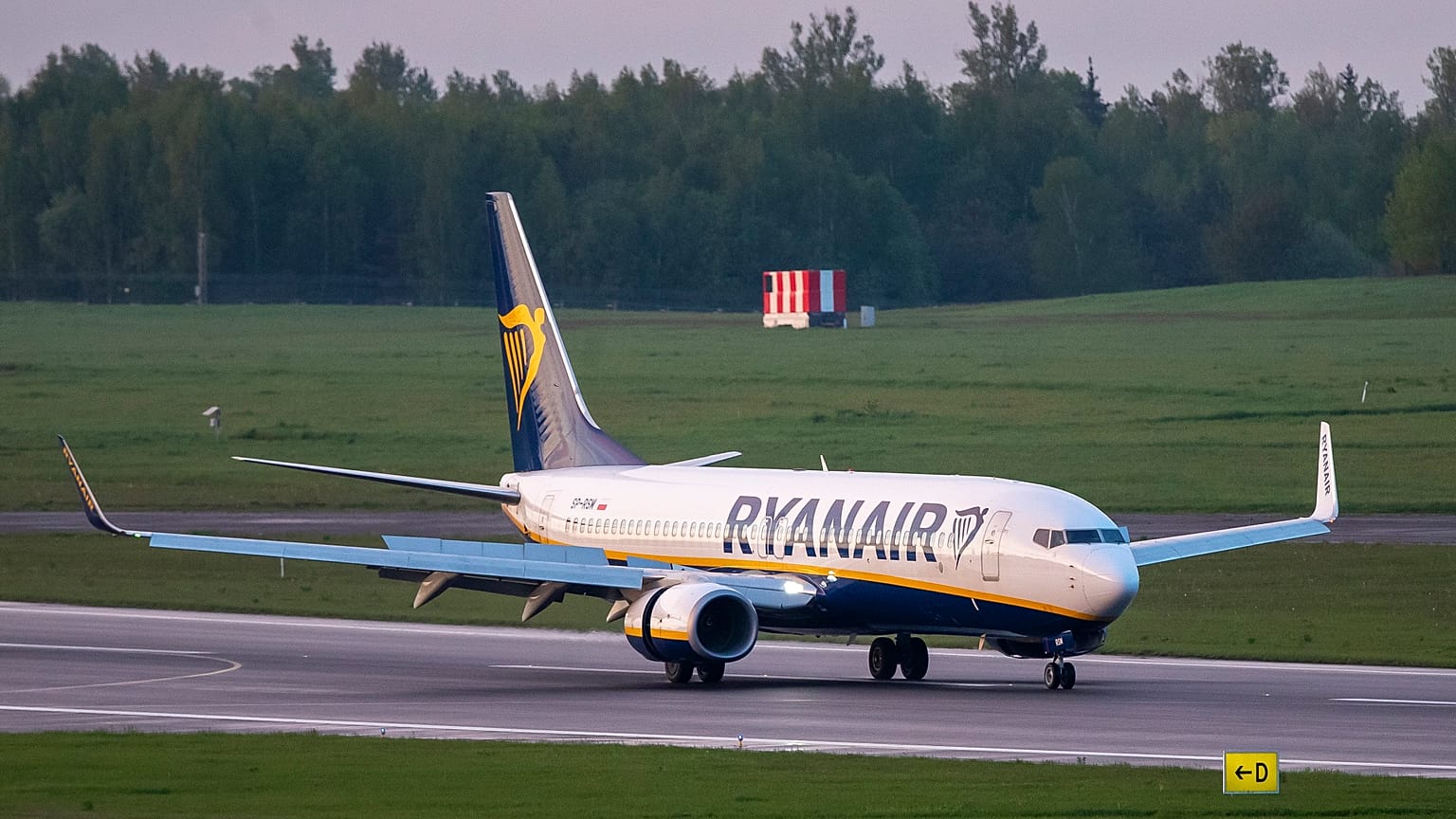 A Ryanair gépe