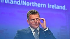 Le commissaire européen chargé des relations interinstitutionnelles et de la prospective, Maros Sefcovic, à Bruxelles, le mercredi 15 juin 2022. 