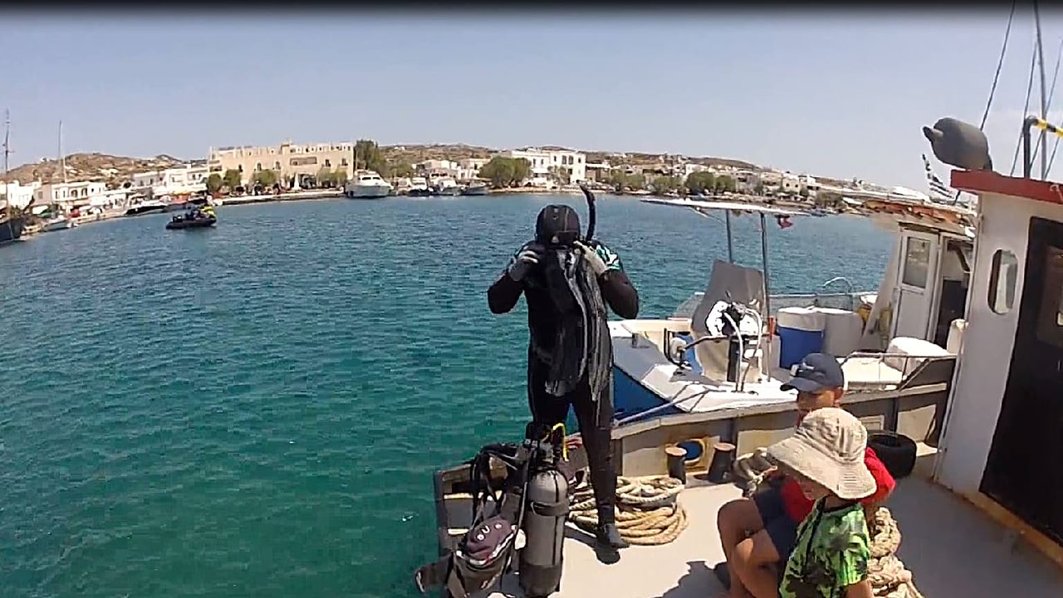 Από τη δράση της Dive In Action στη Μήλο