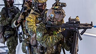 FILE: Finnish troops during training exercise