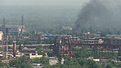 L'usine chimique Azot, à Severodonetsk, dans l'est de l'Ukraine, où près de 500 civils sont retranchés.