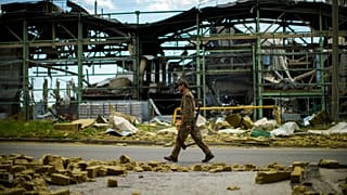 Zerstörung im Osten der Ukraine, Donbas