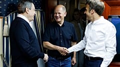 Три европейских лидера в поезде Жешув-Киев