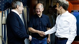 Три европейских лидера в поезде Жешув-Киев