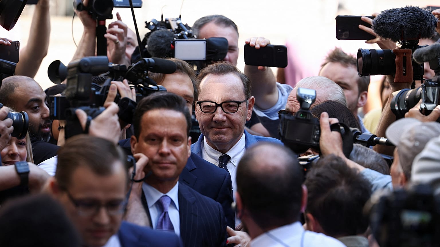 Kevin Spacey has been accused of sexual assault and appeared in a UK court today