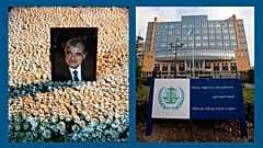photo de l'ex-Premier ministre libanais Rafic Hariri (15/01/2014) - ext. du Tribunal de l'ONU pour le Liban à La Haye (11/11/2011)