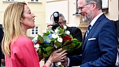 EU-Parlamentspräsidentin Metsola zu Gesprächen in Prag