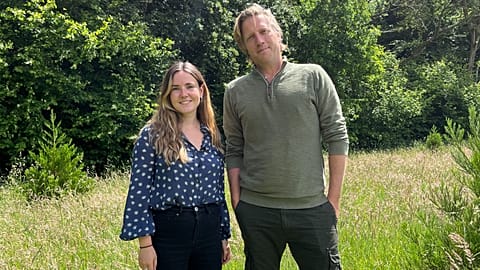 Euronews Green journalist, Maeve, plants a giant sequoia tree.