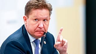 Alexey Miller, numero 1 di Gazprom. (San Pietroburgo, 16.6.2022).