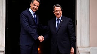 Ο Έλληνας πρωθυπουργός Κυριάκος Μητσοτάκης σε παλαιότερη συνάντηση με τον Κύπριο πρόεδρο Νίκο Αναστασιάδη