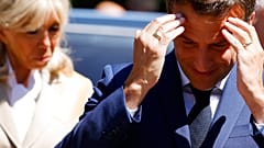Emmanuel Macron au Touquet, le 12 juin 2022