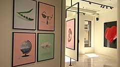 Blick auf die Ausstellung in Madrid