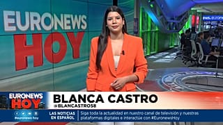 Blanca Castro presenta la edición de Euronews Hoy. 
