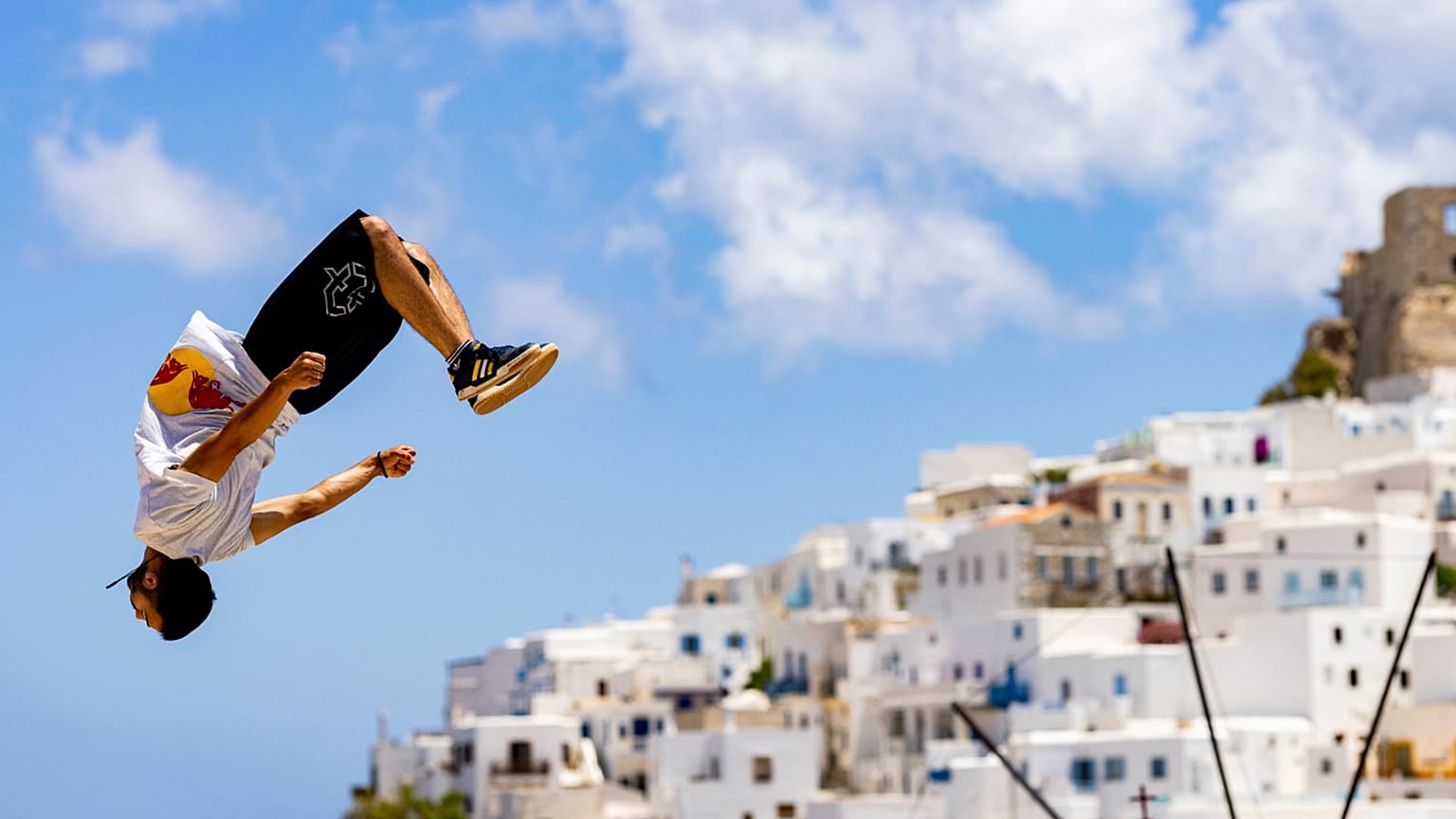 The world's best freerunners put on a gravity-defying show at Red Bull's Art of Motion competition 