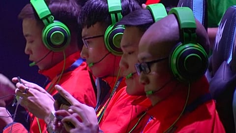 eSports competitors in Qatar intent on beating their opponents