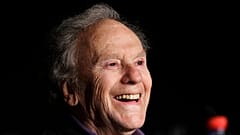 Jean-Louis Trintignant speaks during a press conference for Love at the 65th international film festival, in Cannes, southern France, May 20, 2012. 