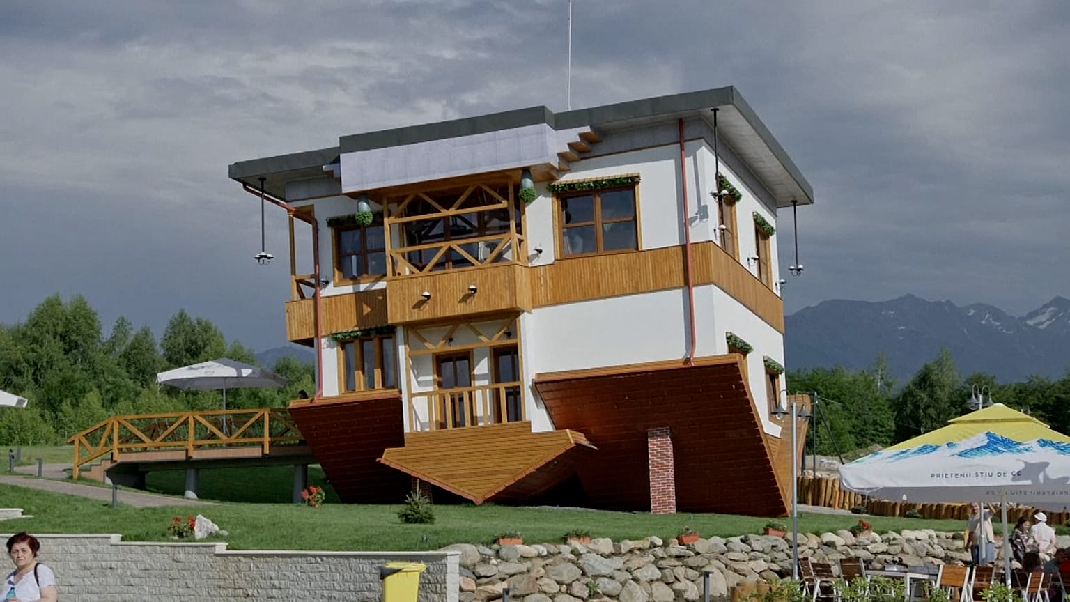Upside down house