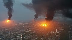 Incêndio em fábrica petroquímica