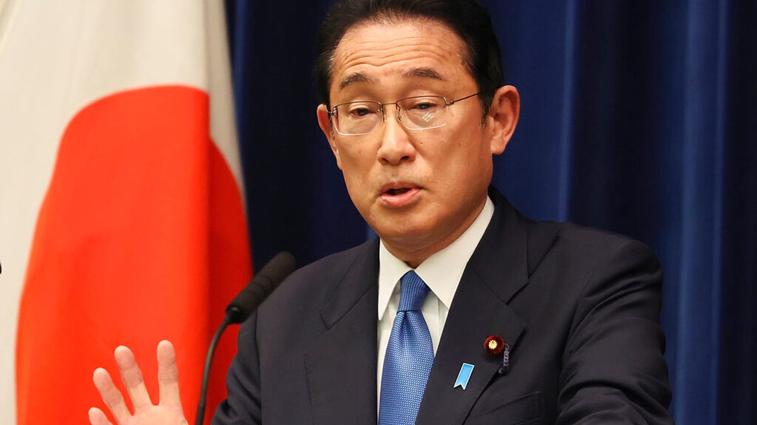 Kisida Fumio japán miniszterelnök beszédet tart 2022. június 15-én - KÉPÜNK ILLUSZTRÁCIÓ