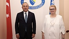 Dışişleri Bakanı Mevlüt Çavuşoğlu Bosna-Hersek Dışişleri Bakanı Bisera Turkoviç’le görüştü