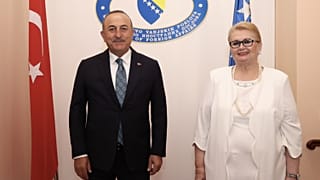 Dışişleri Bakanı Mevlüt Çavuşoğlu Bosna-Hersek Dışişleri Bakanı Bisera Turkoviç’le görüştü