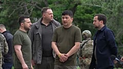 Präsident Selenskyj in Mykolajiw