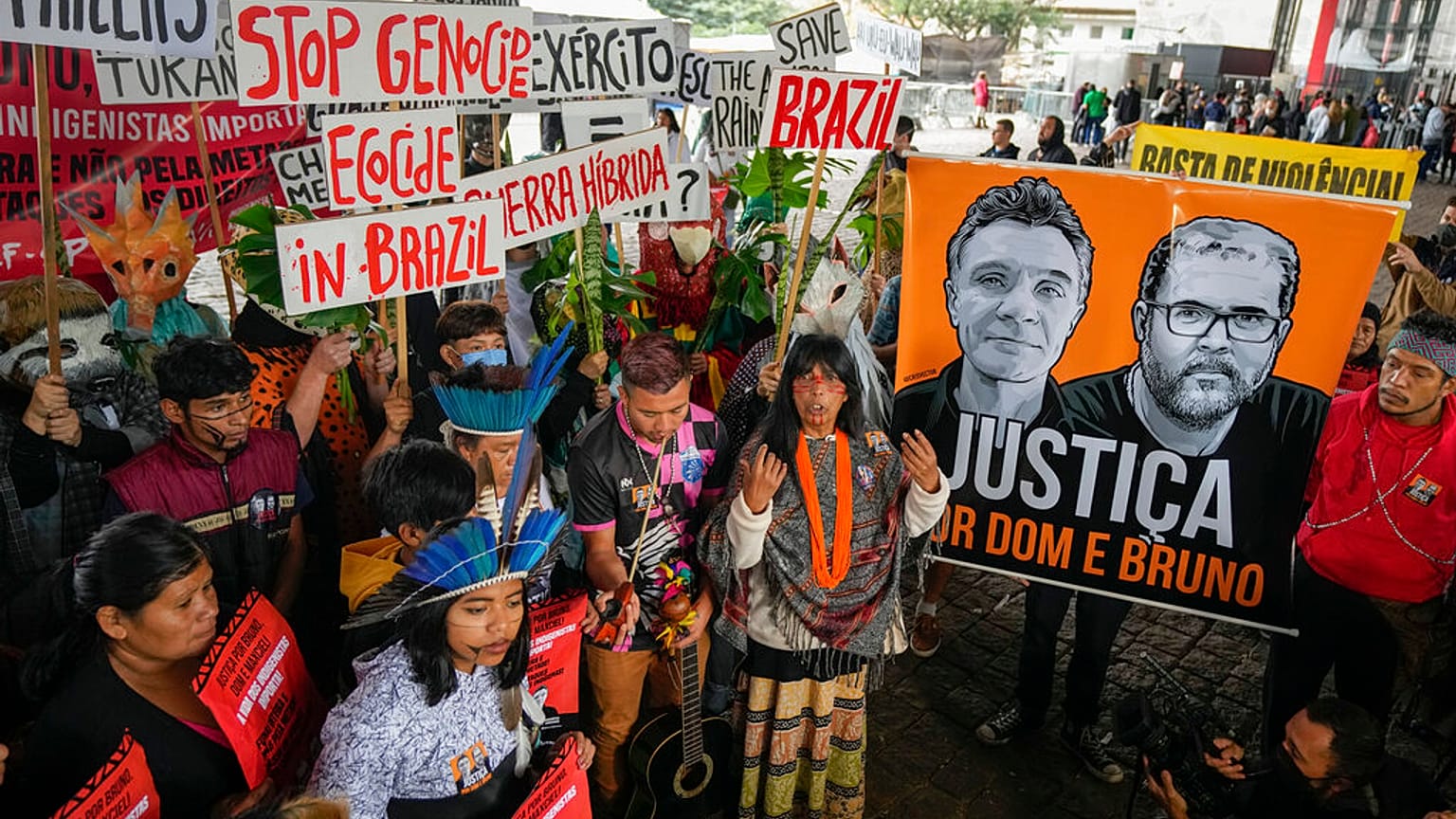 Giustizia per Dom e Bruno. (San Paolo del Brasile, 18.6.2022)