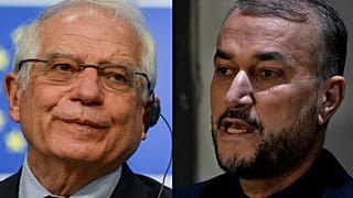 امیرعبداللهیان وزیر خارجه ایران و جوزپ بورل مسئول سیاست خارجی اتحادیه اروپا