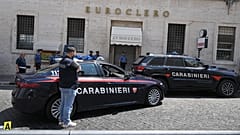 Полиция на месте происшествия у въезда в Ватикан 19 июня 2022