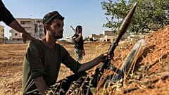 Türkiye destekli muhalif militan cephe hattında (arşiv)